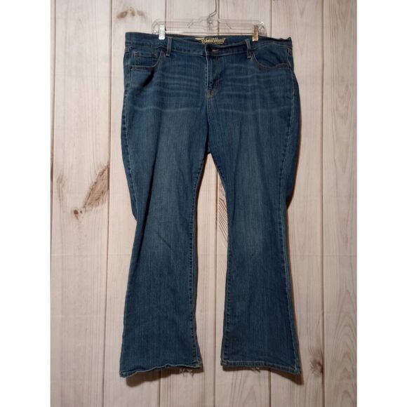 Old Navy Jeans Ladies 18 Short The‎ Sweetheart Straight Leg - Picture 1 of 7